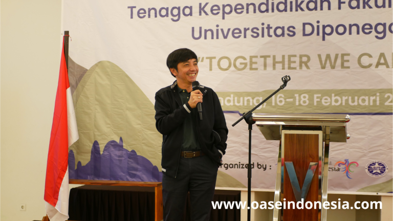 Sambutan oleh Dekan Fakultas Teknik Universitas Diponegoro, Bapak Prof. Dr. Jamari, S.T., M.T yang sekaligus membuka kegiatan Capacity Building
